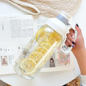 A512 büyük su bardağı taşınabilir bardak özel Logo 1800Ml spor plastik su şişesi - Product Image 1