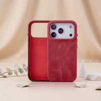 Étui de téléphone pliable de luxe en cuir véritable anti-ondes électromagnétiques personnalisé avec protection d'écran pour iPhone 18 17 Pro Max Fabricant