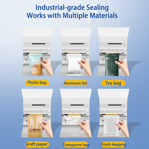 HIPAC FR580 Fully Automatic Commercial Beverage Foil <b>Sealer</b> Desktop Continuous Heat Plastic Sealing <b>Machine</b> - Product Image 6