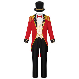 Ensemble Cosplay de gladiateur romain d'Halloween pour dompteur de <span class=keywords><strong>cirque</strong></span> et magicien comprenant des costumes pour une performance sur scène secondaire - Product Image 1