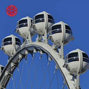 Youtube Hot Video Paseos al aire libre Aire Acondicionado Rueda de La Fortuna Atracciones Feria Rueda de La Fortuna Rueda de la fortuna de metal - Product Image 5