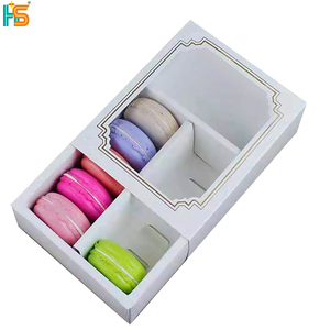Bán Sỉ Hộp Giấy Ngăn Kéo Mini Đựng Thức Ăn Bánh Hộp Quà Tặng <span class=keywords><strong>Macaron</strong></span> Tùy Chỉnh Đóng Gói - Product Image 5
