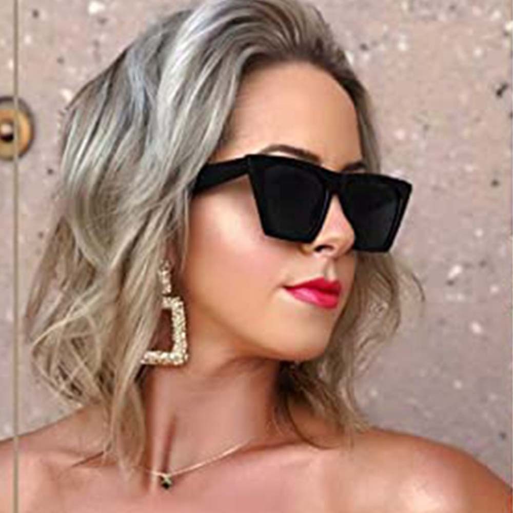 Shop Our Vintage Square Cateye Polarized Women Sunglasses display picture 1