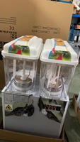 Refroidisseur de vin à 2 réservoirs avec moussoir automatique, grand réservoir de boissons, distributeur de jus, machine de refroidissement de jus