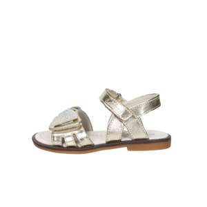 Balducci Girls' Gold Sandal <b>Flat</b> 1,5 Cm Heel Size 26 With Rhinestone Detail - Product Image 1