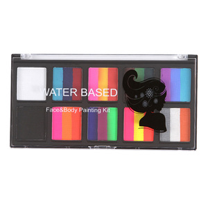 Pintura Corporal, Maquillaje Personalizado para Fiestas, Mezcla de Colores, Kit Profesional de Pintura Facial con Efecto Arcoíris - Product Image 1