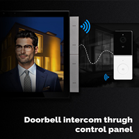 Panneau de contrôle intelligent pour la maison MOES Tuya, écran de 10,1 pouces maximum, avec passerelle Bluetooth Zigbee intégrée, interphone de bâtiment compatible