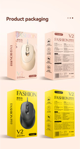 Mouse portatile portatile con cavo T-WOLF V2 Mouse portatile rosa con cavo Mouse per Laptop eSport accessori per Computer con cavo Mouse - Product Image 6