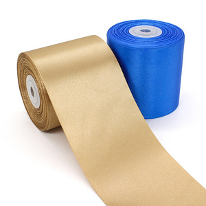 FangZHI Satin Ribbon 7.5cm Woven Solid Color Wedding Gift Wrapping Ribbons - Product Image 2
