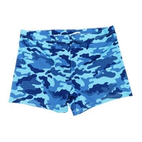 Short de bain tricoté décontracté pour homme, taille mi-haute, élastique, respirant, séchage rapide, motif triangulaire stéréoscopique, avec dentelle