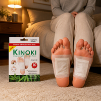 Lot de 10 patchs détoxifiants pour les pieds certifiés CE, pour le traitement, le nettoyage et le soulagement du stress, favorisant un sommeil profond