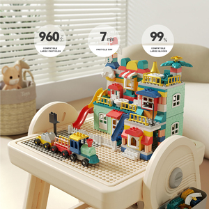 Jouets éducatifs blocs <span class=keywords><strong>de</strong></span> Table modèle jouets <span class=keywords><strong>de</strong></span> construction unisexe enfant en bas âge construction <span class=keywords><strong>dessin</strong></span> jouets - Product Image 4