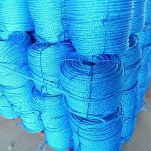 Corde en fibre PP colorée à 3 brins de 8 mm à 30 mm de l'usine chinoise de cordes, idéale pour l'amarage, le remorquage et la levée en milieu maritime - Product Image 2