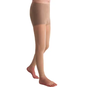 גרביונים לנשים עם תחזור גבוה גרבי תמיכת כף רגל פתוחה 10-20mmHg גרביונים רפואיים דחיסה חותלות לנשים וגברים
