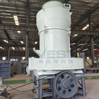 Machine de broyage de poudre série MTM avec ressorts amortisseurs et bandes d'étanchéité, réduction du bruit de vibration, protection de l'environnement