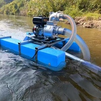 Drague d'extraction d'or électrique innovante taux de récupération élevé jet siphon aspiration moteur utilisé équipement de dragage de sable essentiel