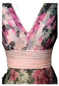 Robe de soirée en mousseline de soie pour femmes, jupe longue, motifs floraux, à la mode, nouvelle collection, été, <span class=keywords><strong>2022</strong></span> - Product Image 6