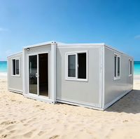 Maison conteneur pliable 40 pieds 20 pieds aux normes australiennes, type Granny Flat, 2, 3 ou 4 chambres, entièrement meublée, prête à l'emploi, extensible
