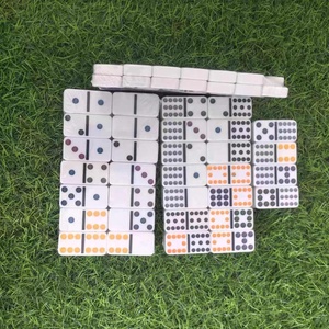 Đôi 12 <span class=keywords><strong>Domino</strong></span> với 91 gạch <span class=keywords><strong>DOMINO</strong></span> được đánh số-Trò chơi 2 hoặc 4 người chơi & Lý tưởng cho đêm trò chơi vui nhộn và du lịch gia đình - Product Image 1