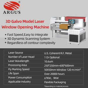 Argus 3D CO2 Laser cửa sổ máy cắt cho linh hoạt Bao bì & Mark ngành công nghiệp tăng cường trải nghiệm người dùng chức năng Windows - Product Image 3