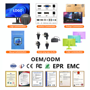 Moniteur <span class=keywords><strong>PC</strong></span> Gaming IPS <span class=keywords><strong>75Hz</strong></span> 2K sans bordure, écran plat LCD LED pour le jeu et le bureau, nouvel ordinateur de bureau - Product Image 6