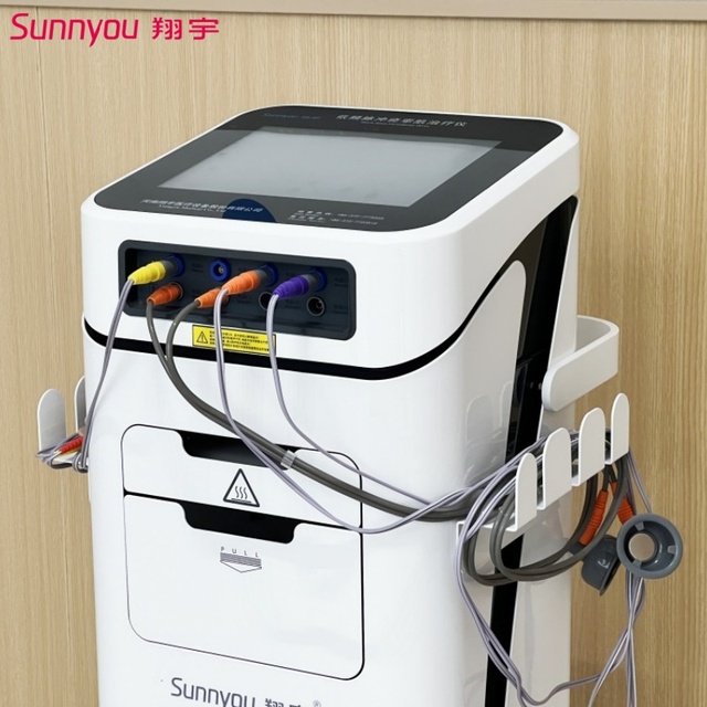 Simple Operation TENS Machine Portable Pulse Stimulator with Mechanical Buttons for Elderly Home Use Therapy