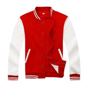 Wholesale Blank Custom Made Woolen Windproof Waterproof Thick Casual <b>Baseball</b> Letterman Varsity <b>Jacket</b> <b>Men</b> - Product Image 2