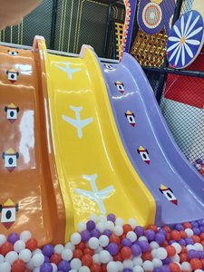 Proiezione interattiva animata Slide con movimento-giochi visivi attivati per parchi giochi al coperto-materiali PVC in acciaio vinilico durevole - Product Image 5