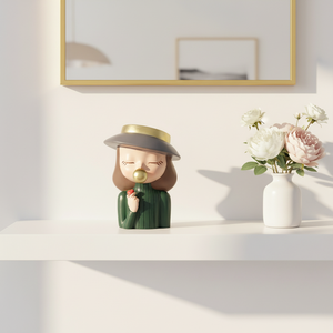 Macetas Modernas de Poliresina con Forma de Corazón y Flores, Ecológicas, con Orificio de Drenaje para Suculentas, Decoración de Escritorio, Regalo para <span class=keywords><strong>Estudiantes</strong></span> - Product Image 2