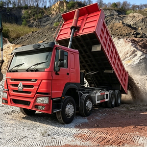 Camión Volquete Diésel Sinotruck Howo 8x4, Volante a la Izquierda, 41-50 Toneladas, 12 Ruedas, 371HP, Totalmente Reacondicionado, Transporte Minero, Euro 2 - Product Image 1
