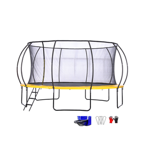 Trampoline extérieur Zoshine Premium Purple avec filet <span class=keywords><strong>de</strong></span> sécurité intérieur et barres en fibre <span class=keywords><strong>de</strong></span> verre, <span class=keywords><strong>lit</strong></span> <span class=keywords><strong>de</strong></span> saut <span class=keywords><strong>de</strong></span> 6 à 16 pieds - Product Image 1