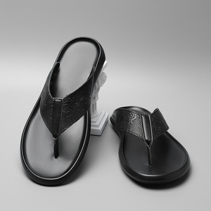 <span class=keywords><strong>Sandali</strong></span> <span class=keywords><strong>infradito</strong></span> da <span class=keywords><strong>uomo</strong></span> ciabatte Zoris scarpe da spiaggia da trekking sportive con goffratura in vera pelle di mucca basse basse - Product Image 6