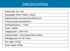 Máquina de Eliminación de Tatuajes Pico <span class=keywords><strong>Taibo</strong></span> 2026 Nueva 755 1064 para Pigmentación, Pecas, Manchas de la Edad, Eliminación de Cejas, Cepillo de Limpieza Facial Pico - Product Image 2