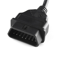Câble de diagnostic d'extension OBD11 16pin mâle à DB9 obd pour toutes les voitures camions légers peut scanner de module de bus