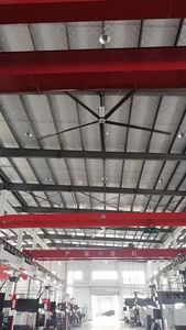 24 फीट एल्यूमीनियम 5 ब्लेड hvel उच्च मात्रा के प्रशंसक औद्योगिक बड़े शिकारी गोदाम होटल के लिए औद्योगिक बड़े शिकारी - Product Image 2