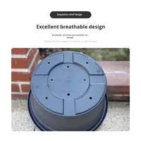 Pot de fleurs en PP directement de l'usine, pot à bulbes Hollen, conteneur de semis pour balcon et extérieur, design nordique économe en eau, vente en gros