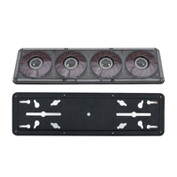 Feu arrière LED en plastique 24V pour camion, ensemble 3/4 anneaux, feu de freinage, de recul et de clignotant 21W pour remorque et camion