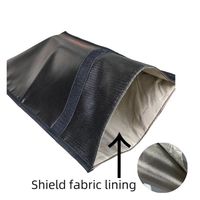 Kit de sacs Faraday ignifuges et étanches OEM ODM, 5 tailles, faible MOQ, blindage EMI RF, anti-pistage, pochette de rangement Velcro résistante au feu