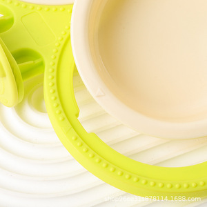 Hanging Pet Bowl Double Feeder Light Green For Cat Dog Feeding Drinking Dish With Hook Easy To Hang And Clean - Product Image 3