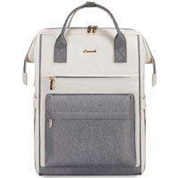 Sac à dos LOVEVOOK 2025 tendance pour ordinateur portable 15,6-17 pouces, grand sac de travail avec port de chargement USB pour femmes, hommes, université, école, affaires