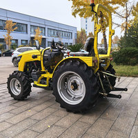 Tracteur agricole diesel 4x4 de 25 à 50 CV, équipement agricole, mini-tracteur avec certificat COC E-MARK EURO5, bon prix