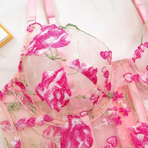 Nouvelle conception, lingerie <span class=keywords><strong>sexy</strong></span> de qualité supérieure pour femmes, ensemble de lingerie en dentelle 2 pièces avec soutien-gorge à armatures et ensemble de culottes - Product Image 5