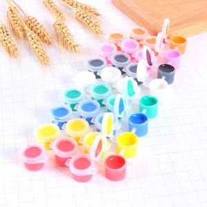 Fournitures d'art peinture <span class=keywords><strong>de</strong></span> fournitures scolaires peintures acryliques, 8*3ml coloré abstrait peinture acrylique par numéros - Product Image 4