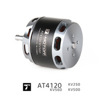 T-MOTOR AT4120 KV250/KV500/KV560 moteur sans balais à arbre long Mini moteur de générateur à haut rendement pour RC et Drones