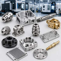 Piezas de Aluminio 6082 CNC Fresadas a Medida para Robótica con Detalles de Roscado y Biselado, Proveedor de Piezas de Aluminio CNC Personalizadas