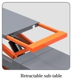 Pengangkat gunting kecil untuk pemeliharaan mobil, Nyaman 4000KG pengangkat kendaraan di tanah - Product Image 5