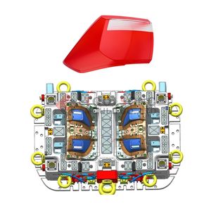 Molde de luz trasera automotriz Molde de lámpara de coche 2K Molde de lente Fabricante de herramientas en Taizhou - Product Image 6