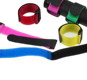 200mm Weiß Und Schwarz Magic Tape 100% Nylon Haken Und Schleife Kabelbinder - Product Image 1