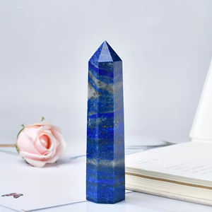 Torre de Cristal de Lapislázuli Natural Pulido al por Mayor, Colección de Especímenes Minerales, Varita de Cristal Curativa - Product Image 6