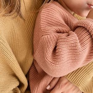 Vêtements d'hiver pour bébé fille personnalisés à la mode, en coton, tricot épais, pour nouveau-né, garçon, enfant, filles, pulls - Product Image 2